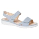 Ортопедичні жіночі сандалі Gina, блакитний/нубук (арт.7-20 0122 3300), Ganter (36) - зображення 1
