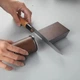 Роликова точилка для заточування ножів Roller sharpener з 4 стороньою магнітною кутовою основою + 2 диски чорна - изображение 6