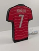 LED Нічник Лайтбокс Portugal Cristiano Ronaldo Light Box (15,5х21х3см) Для Дому Світильник Збірна Португалії з футболу Кріштіану Роналду - изображение 7