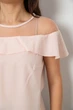 Блуза женская однотонная, цвет персиковый, S, 230R78 - изображение 5