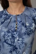 Блуза женская с принтом синий 230R1122-11 AGER XS - изображение 5