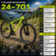 Горный велосипед 24-701 24" L-TWOO 24 скорости зеленый - изображение 3