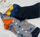 Набір шкарпеток високих 2 пари Lidl 35-38 Чорний Синій Сірий - изображение 6