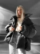 Курточка жіноча чорна L-XL sane-dp14 - зображення 3