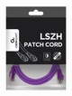 Патч-корд Cablexpert PP6A-LSZHCU-V-2M, S/STP, литой, 50u" штекер с фиксатором, 2,0 м, пурпурный - изображение 4