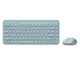 Комплект беспроводная клавиатура с мышью A4Tech Fstyler FG3200 Air (Blue), цвет голубой - изображение 1