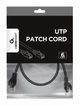 Патч-корд Cablexpert PP6U-0.25M/BK, UTP, категория 6, литой, 0.25 м, черный - изображение 3