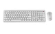 Комплект (клавиатура + мышь) Gembird KBS-WPS-01-W-CYRL, белый - изображение 2