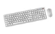 Комплект (клавиатура + мышь) Gembird KBS-WPS-01-W-CYRL, белый - изображение 3