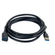 Кабель подовжувач USB/USB 2 м UGREEN US129 чорний new - изображение 3