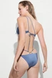 Купальник с уплотнённой чашкой, плавки бразилиана Victoria's Secret 46B/L Синий (149925) - изображение 3