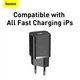 Сетевое зарядное устройство Baseus Super Si Quick Charger 1C 20W EU Black - изображение 9