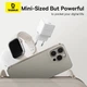 Сетевое зарядное устройство Baseus Palm Fast Charger 1C 30W EU Moon White - изображение 10