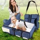 Детская сумка трансформер Baby Room, переносная кроватка-люлька для младенцев от 0 до 12 месяцев, синяя - изображение 2