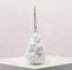 Женская сумка-багет с 3D розами белая, стильная вечерняя сумочка на плечё 26×13×7 см - изображение 6