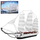 Детский конструктор парусный корабль White Swan 66 х 41.5 х 10 см, 1672 детали (FC6006) - изображение 2
