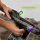 Электрический водяной пистолет UZI Ice Horn 800 мл, автоматическая подача воды, аккумулятор 3.7V, дальность до 10 м, детский водяной автомат с подсветкой - изображение 8