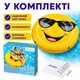 Надувной матрас-плот Intex Смайлик 173 см для плавания пляжа бассейна Emoji Smile - изображение 7