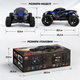 Радиоуправляемая машинка REMO Hobby M-Max 1031 1/10 4WD монстр-трак, LiPo 3300mAh, 40 км/ч, 2.4GHz, синяя - изображение 4