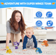 Набор игровых фигурок-трансформеров Super Wings Transform-a-Bots (Супер Крылья) - 4 героя Sally, Brachy, Trico, Stego - изображение 6