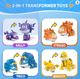 Набор игровых фигурок-трансформеров Super Wings Transform-a-Bots (Супер Крылья) - 4 героя Sally, Brachy, Trico, Stego - изображение 8