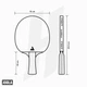 Основа для ракетки Joola Hugo Calderano KL-c Inner FL (601268) - зображення 4