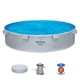 Каркасный бассейн Bestway 561RW 305x61 см ПВХ серый гранит 3790 л - изображение 2