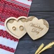 Весільна підставка для обручок "Wedding Day", скринька з кришкою, з дерева під замовлення (ПК0056) - зображення 1