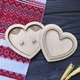 Весільна підставка для обручок "Wedding Day", скринька з кришкою, з дерева під замовлення (ПК0056) - зображення 3