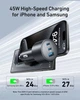 Автомобильное зарядное устройство Anker 167,5W A2737 (2 USB-C, 1 USB-A) - изображение 6