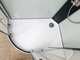 Душовий бокс VERONIS BN-4-120 Black 120×80×215 см, правий, низький піддон, прозоре скло, гідромасаж - изображение 3
