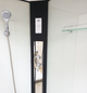 Душовий бокс VERONIS BN-4-120 Black 120×80×215 см, лівий, низький піддон, прозоре скло, гідромасаж - изображение 4