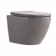 Унитаз подвесной Qtap Robin Ultra Quiet 520x365x340 мм дюропласт Stone grey - изображение 1