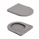 Унитаз подвесной Robin Ultra Quiet 490x365x325 мм керамика Stone Grey с сиденьем Slim Duroplast - изображение 8