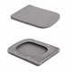 Унитаз подвесной Qtap Tern Ultra Quiet 520x345x325 мм дюропласт Stone grey Soft-close Quick Release - изображение 8