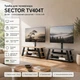 Підлогова тумба під телевізор Sector TV404T-Graphite - зображення 6