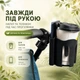 Подстаканник для коляски с отсеком под телефон FlexyHold, черный - изображение 8