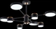Люстра светодиодная акриловая Sirius B X13288/8 BK+FGD - изображение 2