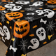 Скатерть Праздничная Фольгированная С Тыквами И Призраками 130x220см Halloween - изображение 3