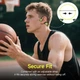Беспроводные костные наушники для плавания и бега IFECCO X67 с Bluetooth 6.0, памятью 32 ГБ, MP3-плеером, активным шумоподавлением и защитой IP68 Черно-желтый - изображение 4