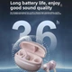 Костные беспроводные наушники-клипсы Langsdom M35 с направленным Hi-Fi звуком, Bluetooth 5.4 и шумоподавлением, для спорта и бега Розовый - изображение 5
