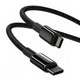 Кабель Baseus Tungsten Gold Fast Charging Data Cable Type-C to Type-C 100W 2m Black - изображение 4
