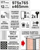 Шафа-візок YATO з інструментами 177 предметів 6 шухляд 975 x 765 x 465 мм YT-55300 - зображення 7