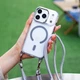 Чохол CaseFashion Crossbody Case MagSafe для iPhone 17 Pro Grey - зображення 2