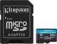 MicroSDXC Kingston 64 GB microSDXC Canvas Go! Plus UHS-I U3 V30 A2 Class 10 + SD-adapter (SDCG4/64GB) - изображение 1