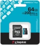 MicroSDXC Kingston 64 GB microSDXC Canvas Go! Plus UHS-I U3 V30 A2 Class 10 + SD-adapter (SDCG4/64GB) - изображение 5