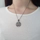 Серебряная круглая подвеска Феникс серебро 925 пробы черненное 3408ч 3.70г - изображение 8