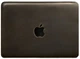 Кожаный чехол для MacBook 13 дюймов из натуральной кожи Crazy Horse защитный темно-коричневый 58565 - изображение 1