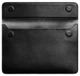 Кожаный чехол-конверт на магнитах для MacBook 13 дюйм, черный, натуральная кожа Краст, ручная работа, 33,5×23,5 см 58649 - изображение 2