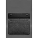 Чехол-конверт BlankNote для MacBook 13″ кожа + фетр черный Crazy Horse 52083 - изображение 4
